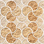 FLOWER CIRCLE BEIGE Vitrified Tiles