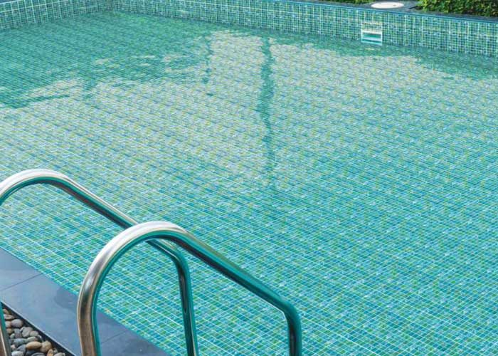 Johnson’s Designer Mosaic Swimming Pool tiles in different shades