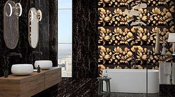 Vitrified Tiles an Ideal Option for Bathroom Wall and Floor Tiles