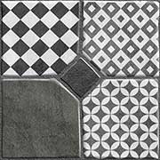 Geo Pattern Grey Vitrified Tiles